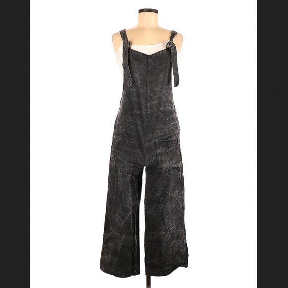 Zara Pants - Zara Solid Gray Jumpsuit with Pockets